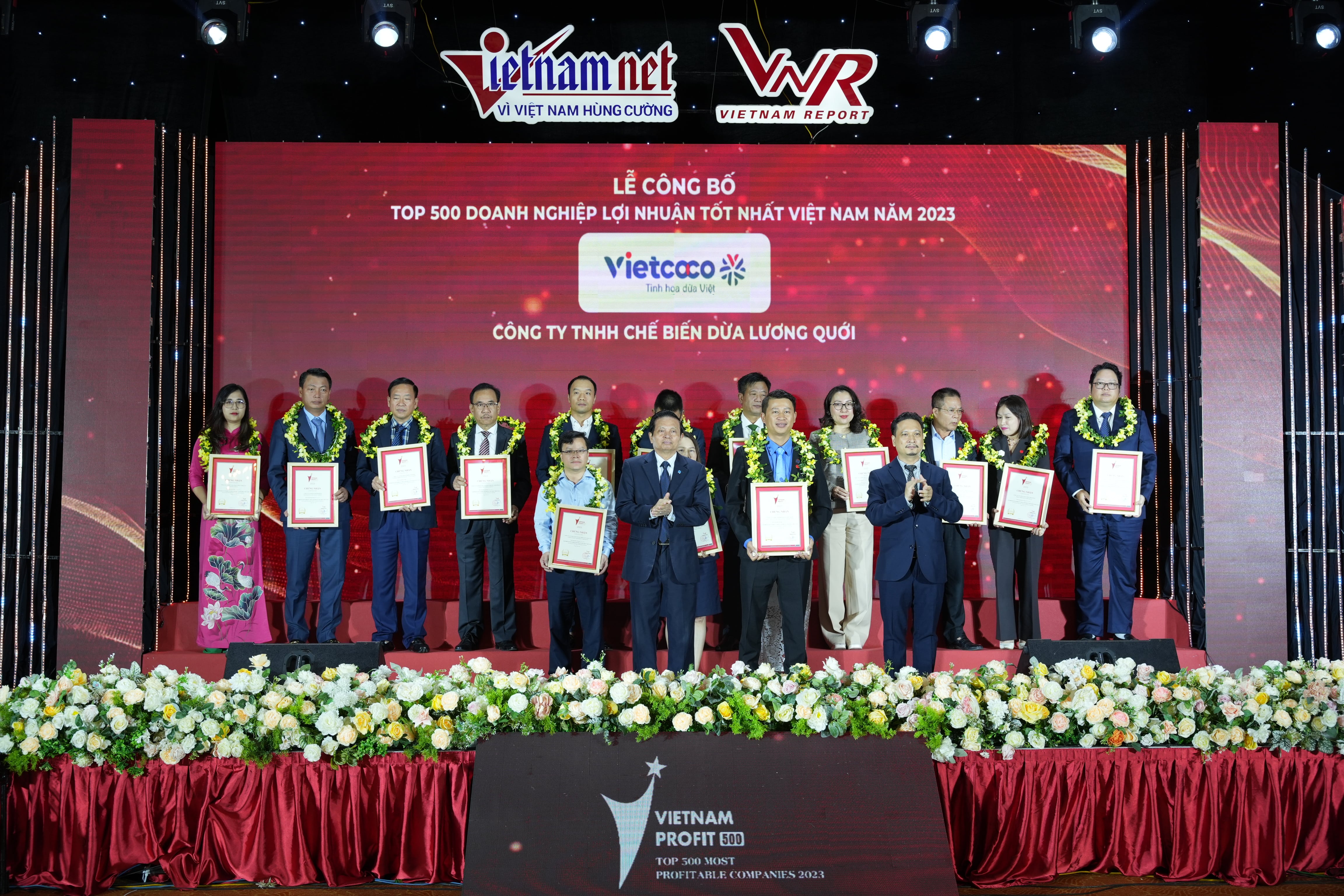 Vietcoco – Góp mặt trong Top 500 Doanh nghiệp lợi nhuận tốt nhất Việt Nam năm 2023 (PROFIT 500)